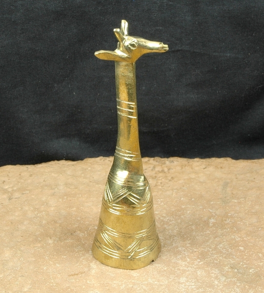 Glöckchen Giraffe - Bronze aus Afrika